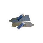 ARS CO model Disposable Collection Liners,"Two folded collection liners with dark blue tabs"