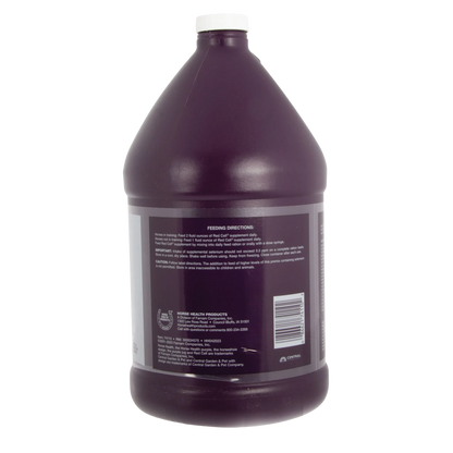Red Cell®,"Large dark bottle with white cap, back label and barcode"