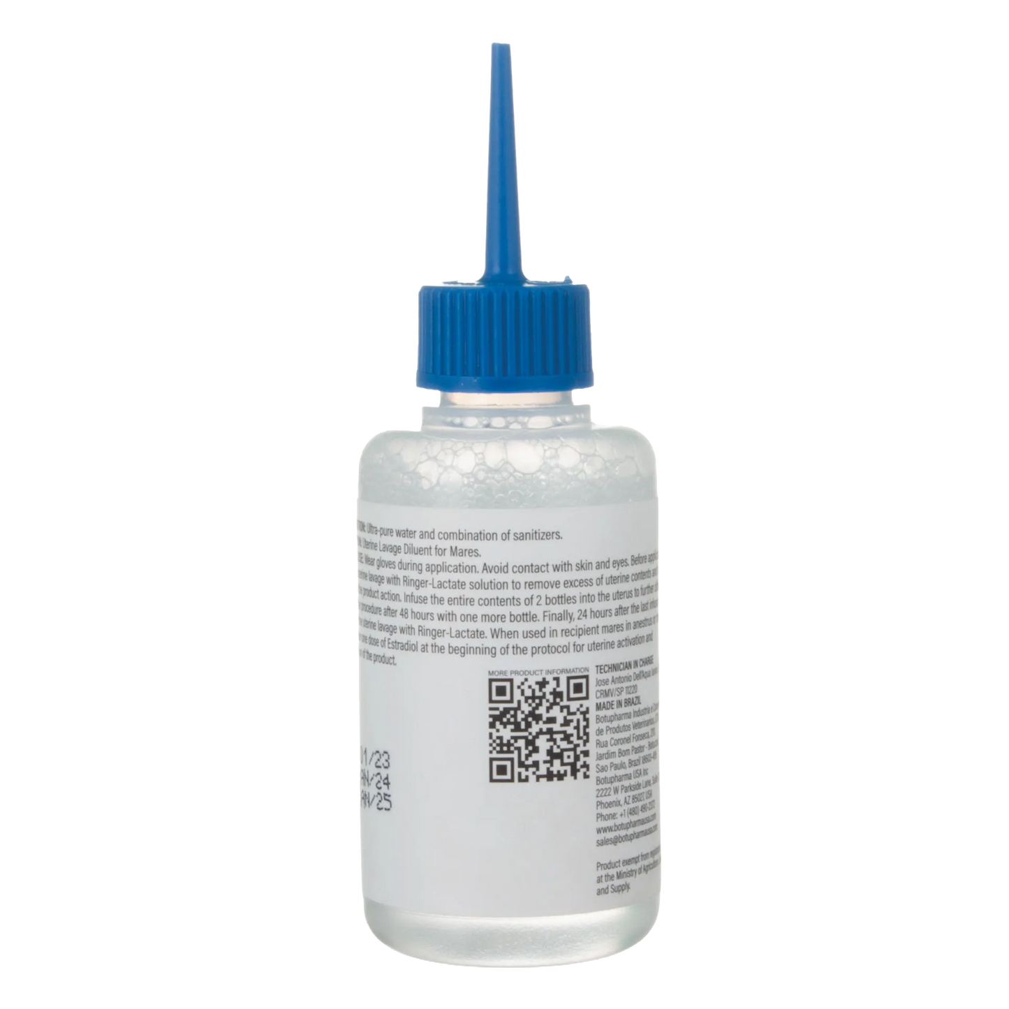Botukiller,"Small bottle with blue pointed cap and applicator nozzle"