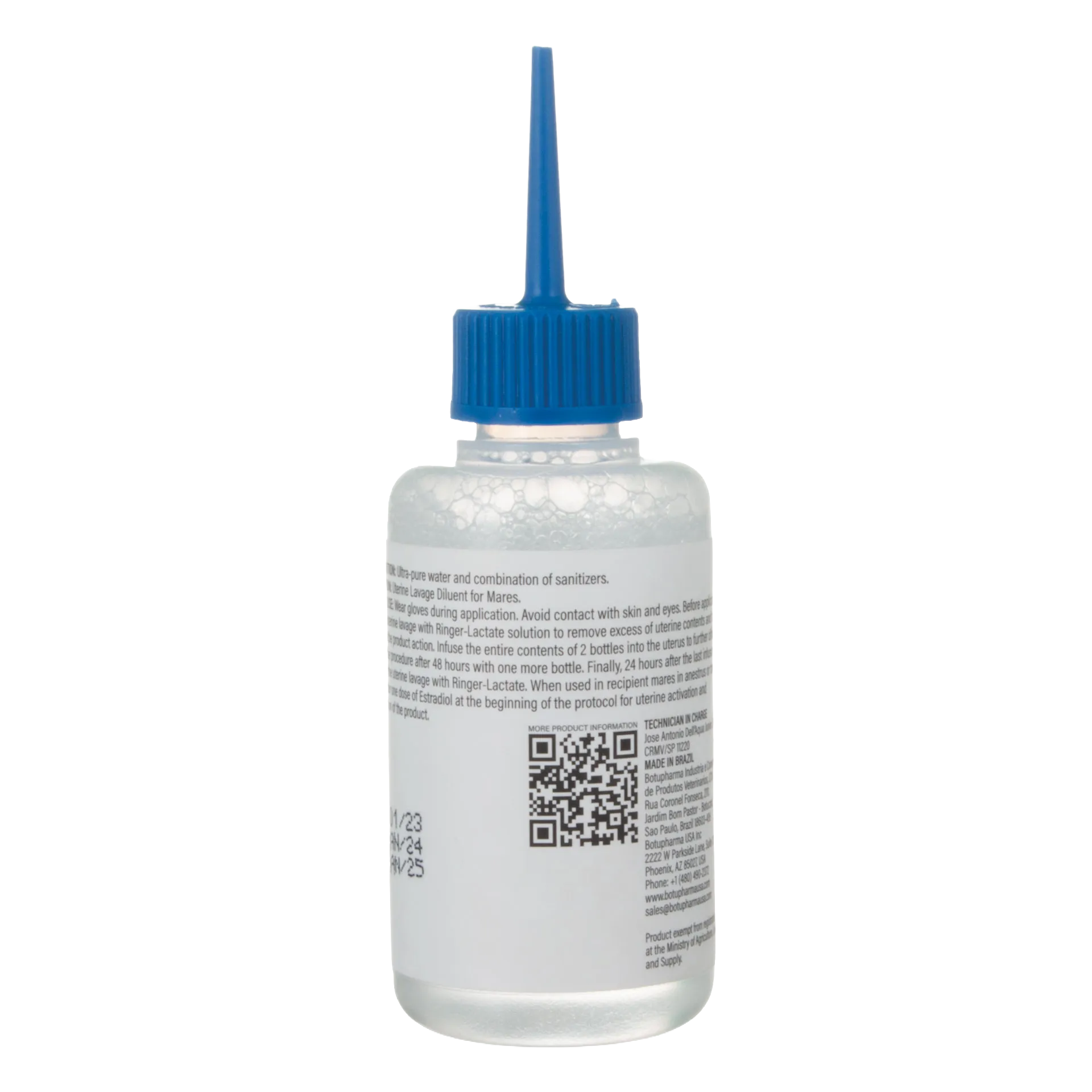 Botukiller,"Small bottle with blue pointed cap and applicator nozzle"