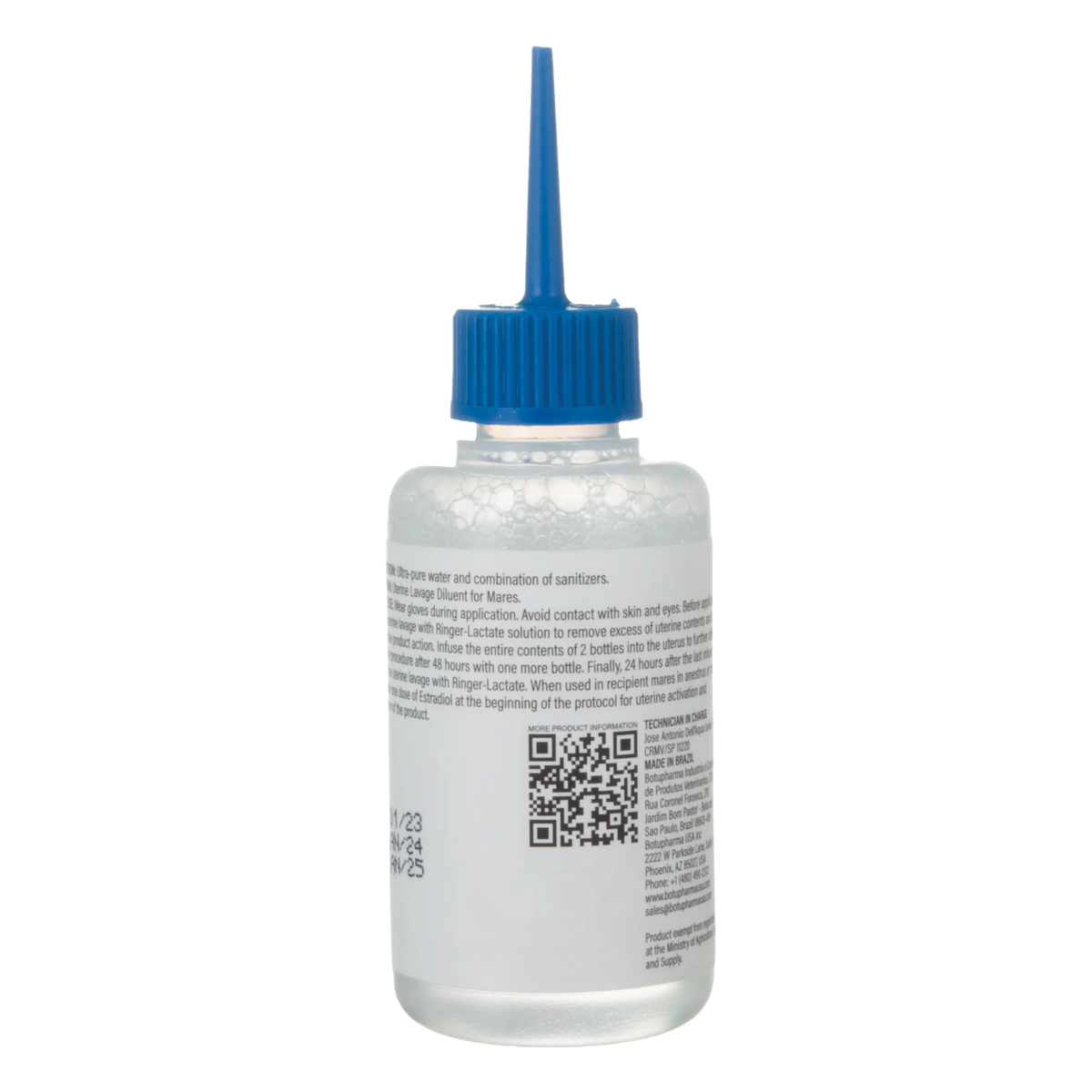 Botukiller,"Small bottle with blue pointed cap and applicator nozzle"