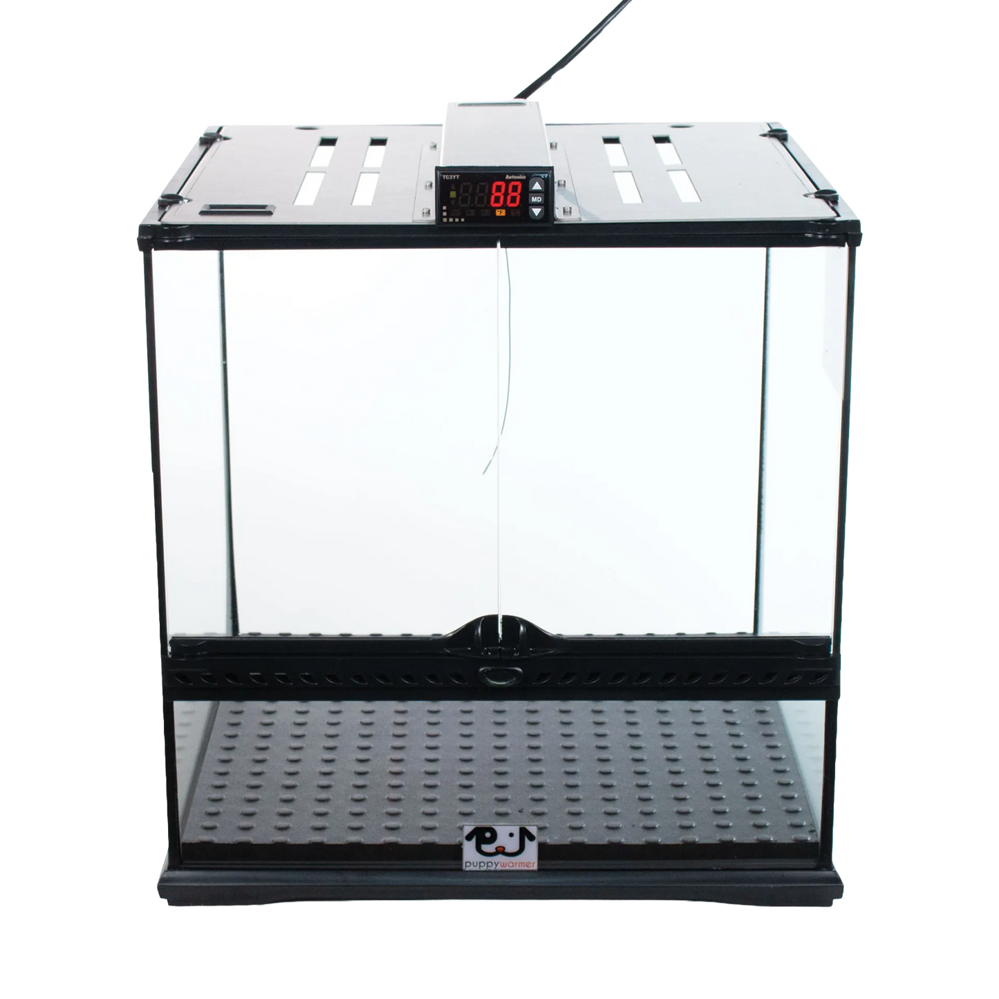 Puppywarmer® Puppy Incubator,"Clear front incubator with digital control panel"