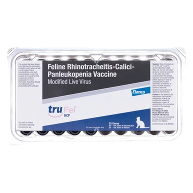 TruFel™ HCP (Feloguard Plus 3),"Blister tray with labeled vaccine vials"