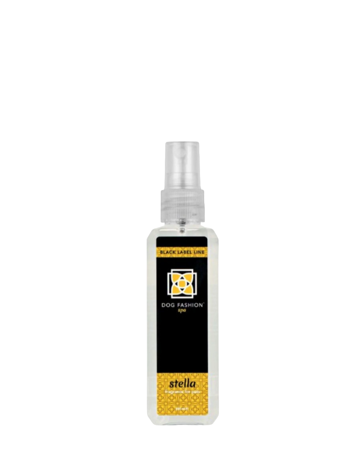 Stella Fragrance,"Small rectangular spray bottle with clear cap"