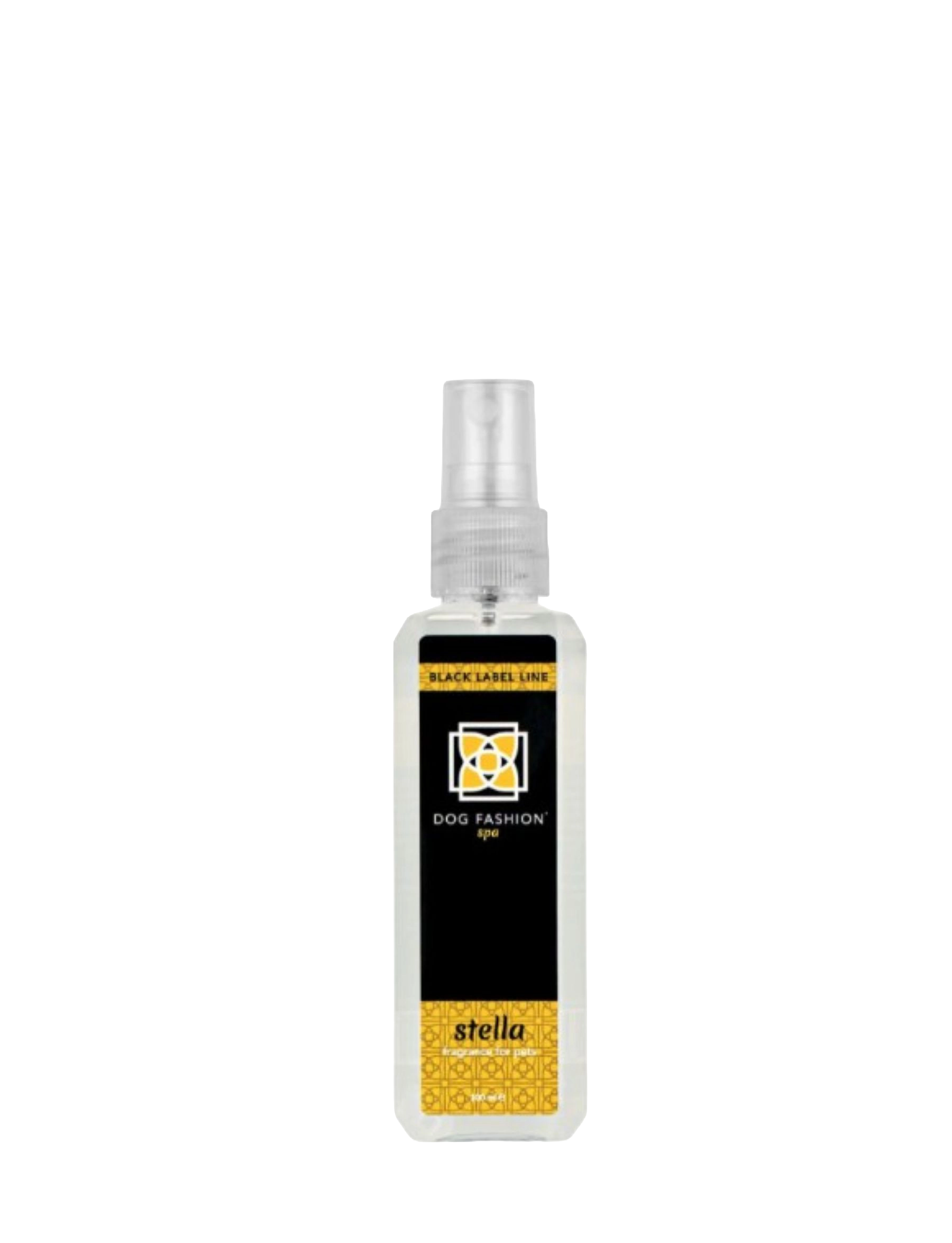 Stella Fragrance,"Small rectangular spray bottle with clear cap"