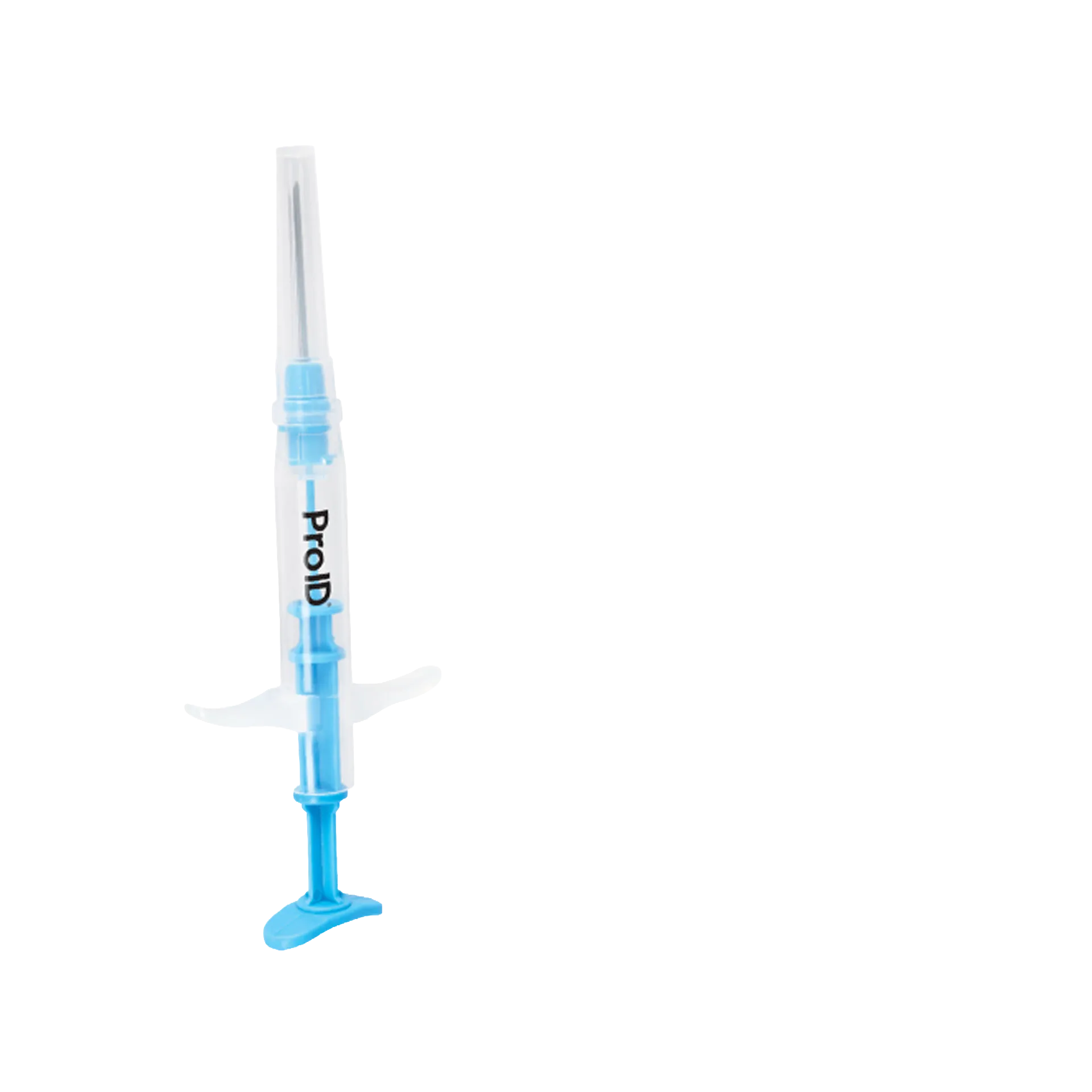ProID® ISO Microchips,"Blue injector with clear protective cap"