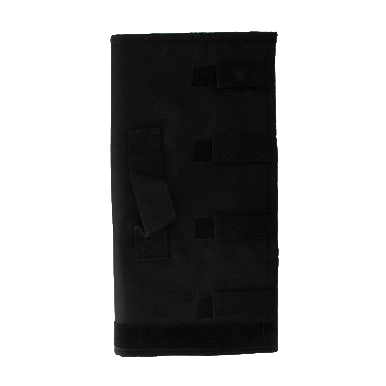 Neoprene AV Cover,"Black neoprene cover with adjustable hook-and-loop straps"