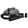 Duo-Surge Max Power & Airflow Dryer by Waggz,"Black pet dryer with hose and two nozzle attachments"