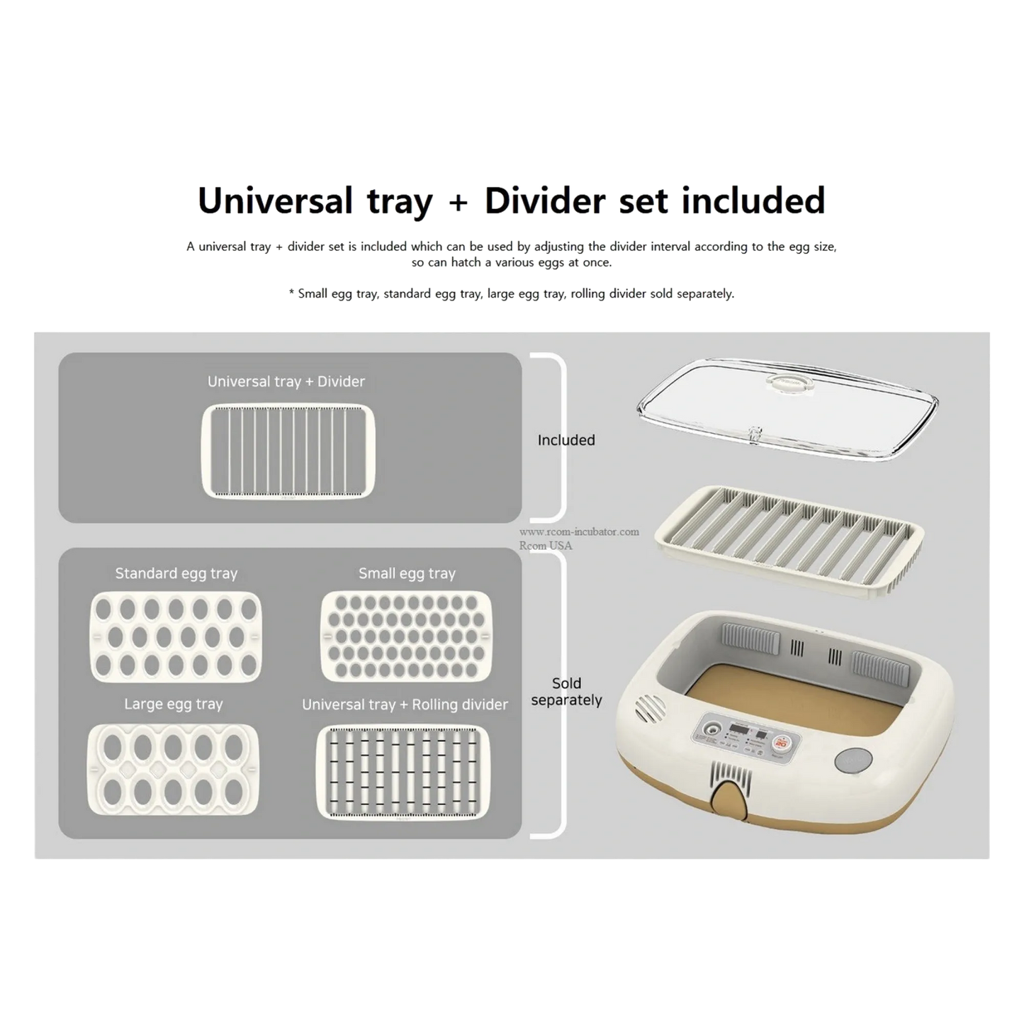 Max-20 DO Incubator by Rcom USA