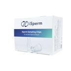 iSperm Sampling Chips,"White product box with clear plastic sampling chip"