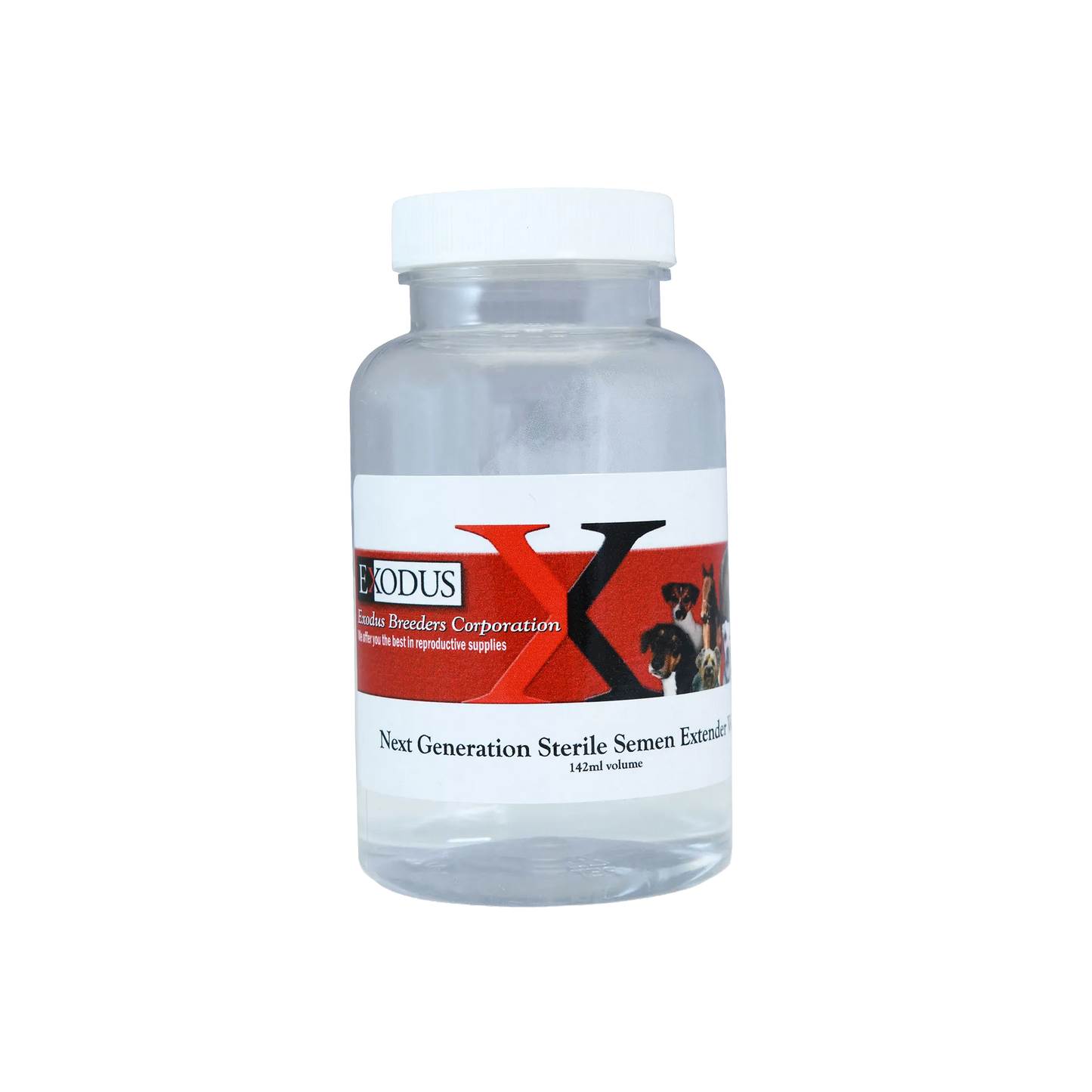 Bottle Extender Water,"Clear plastic bottle with white screw cap and front label"