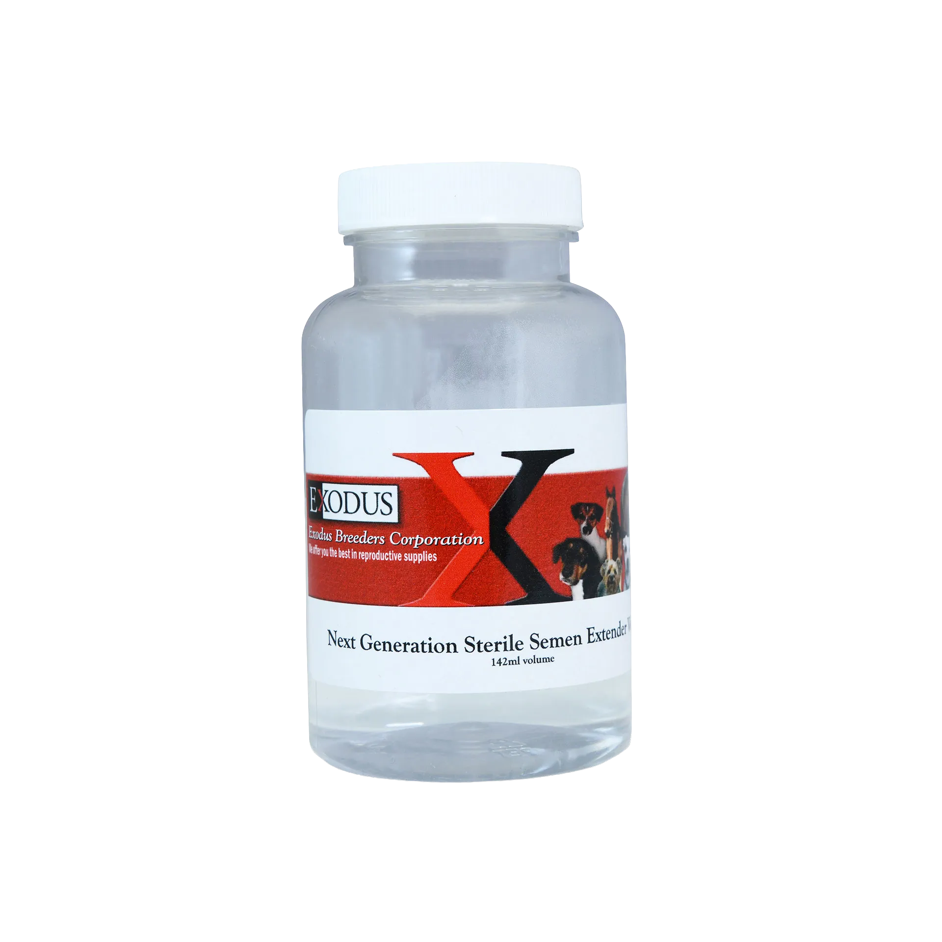 Bottle Extender Water,"Clear plastic bottle with white screw cap and front label"