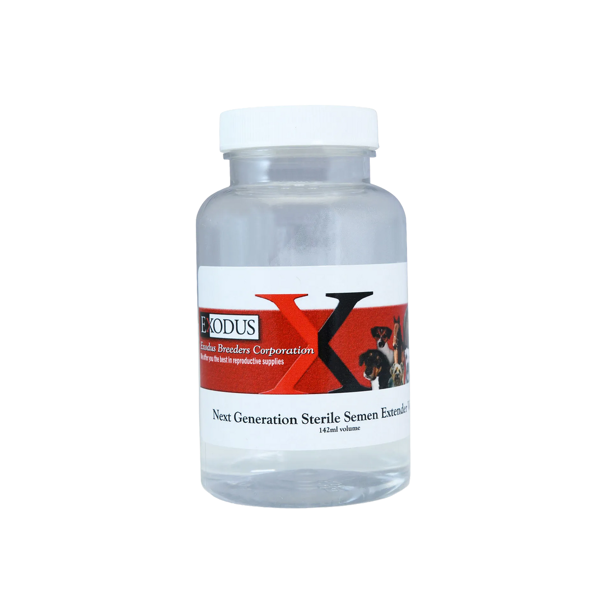 Bottle Extender Water,"Clear plastic bottle with white screw cap and front label"