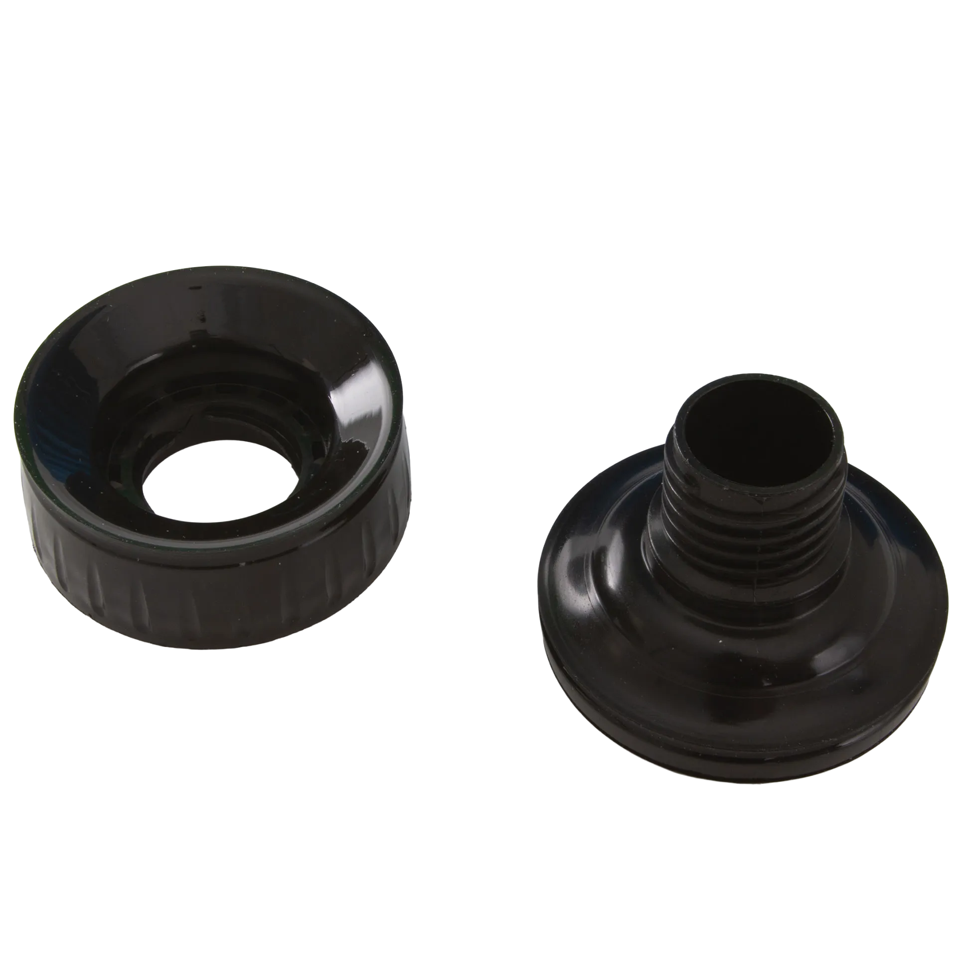 AV Blue Collection Bottle,"Bottle with black cap and threaded insert"