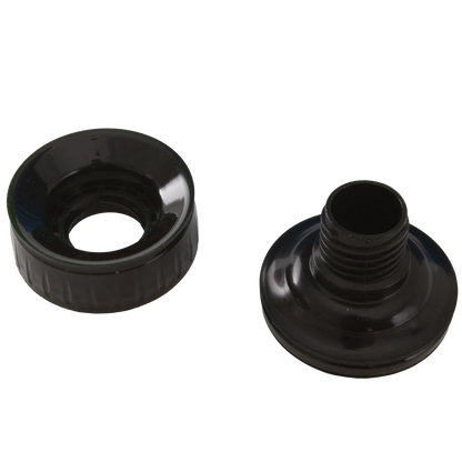 AV Blue Collection Bottle,"Bottle with black cap and threaded insert"