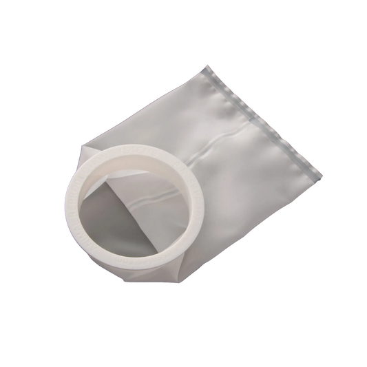 Gel Filters-ARS,"Clear filter bag with white plastic ring"