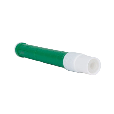 Pipette Pump,"Green pipette pump with white nozzle"
