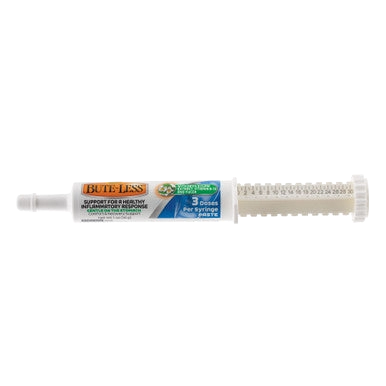 Absorbine Bute-Less® Paste,"Oral paste syringe with white plunger and cap"