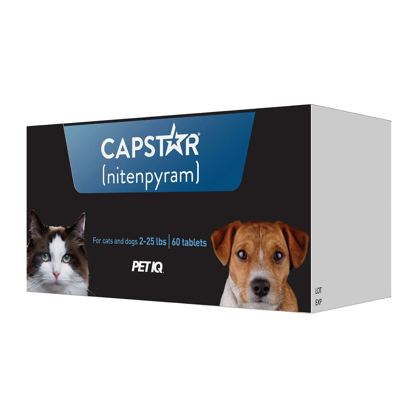 Capstar™,"Product box with front and side views and cat and dog images"
