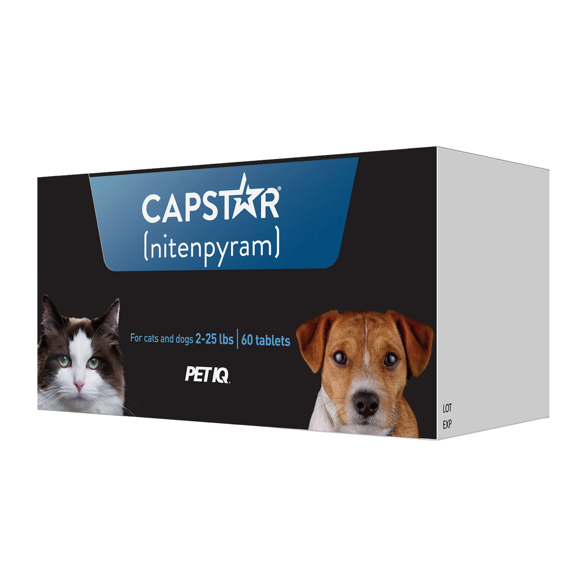 Capstar™,"Product box with front and side views and cat and dog images"