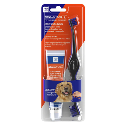 Paw Ready Oral Care Bundle,"Packaged pet toothbrush and toothpaste set"