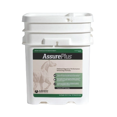 Assure® Plus,"White plastic bucket with lid and front label"