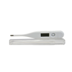 Digital Thermometer,"White digital thermometer with clear protective case"