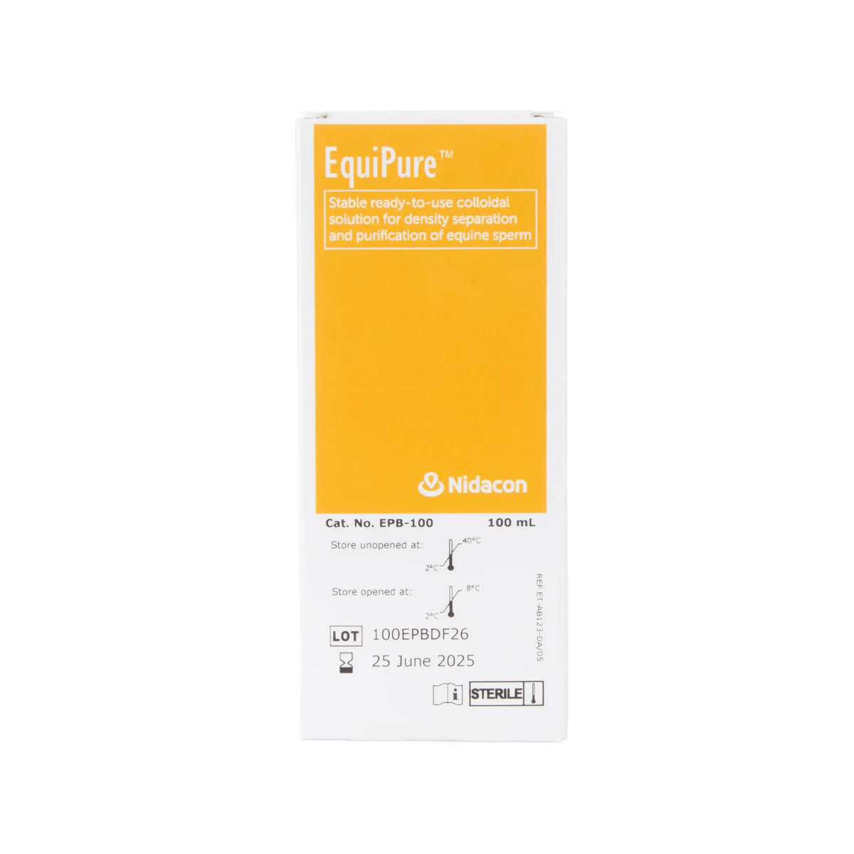 EquiPure Centrifugation Gradient,"White box front view with yellow label panel"