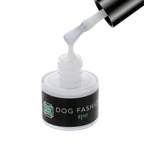 Non-toxic Nail Polish,"Open nail polish bottle with brush and white polish"