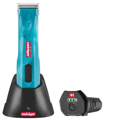 Opal Cordless Clipper and Free Blade,"Blue cordless clipper with charging base and power adapter"