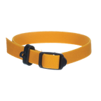 Breeder's Edge® ID Me™ Perfect Fit Collar,"Yellow collar with black buckle and loop"