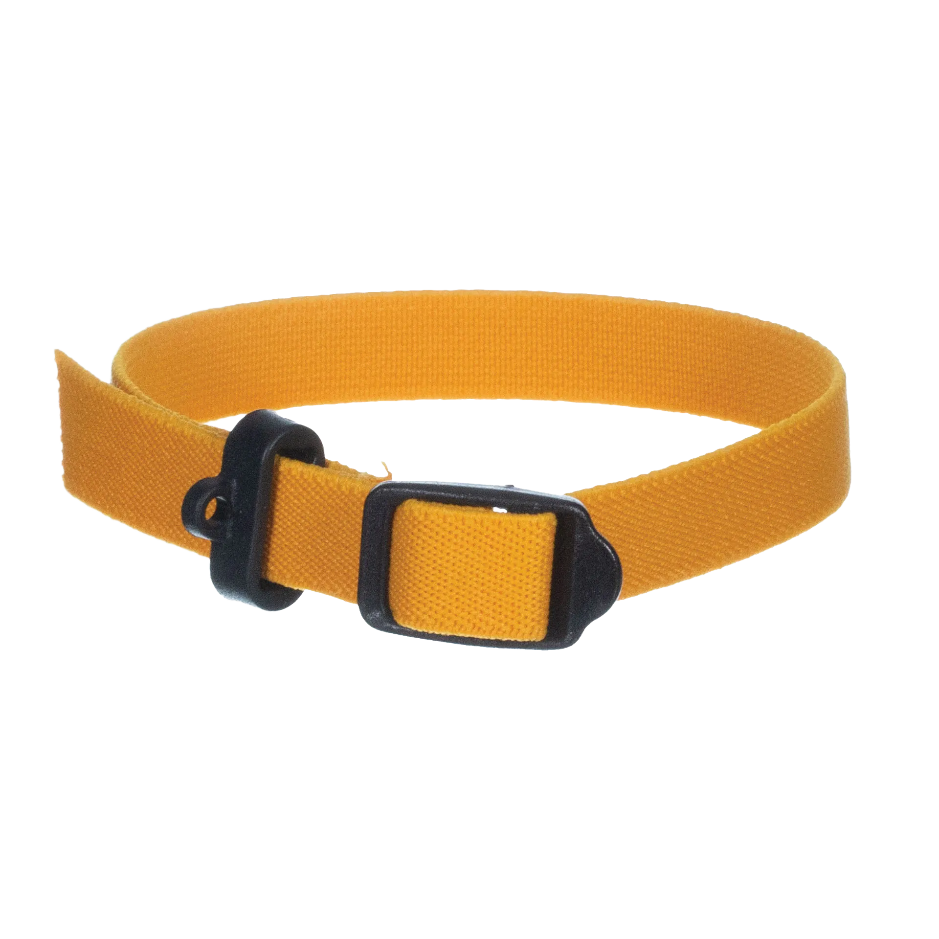 Breeder's Edge® ID Me™ Perfect Fit Collar,"Yellow collar with black buckle and loop"