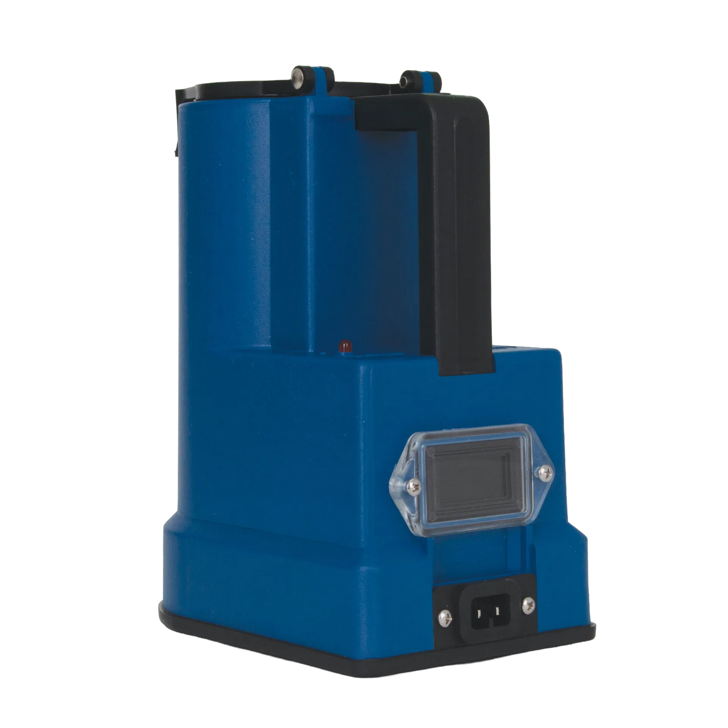 Digital Cito Thaw,"Blue device with side display cover and power inlet"