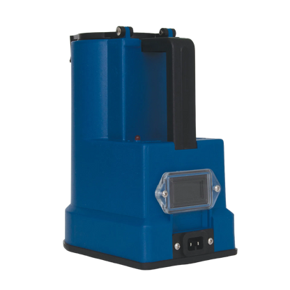 Digital Cito Thaw,"Blue device with side display cover and power inlet"