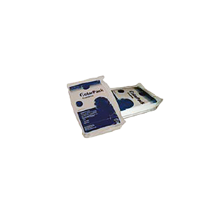 EquiSure Coolant Bricks,"Two flat coolant packs with blue panels"
