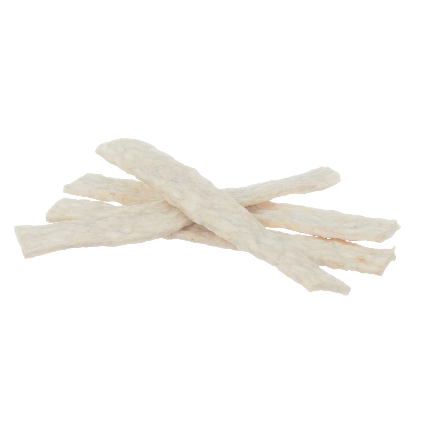 C.E.T.® Enzymatic Oral Hygiene Chews for Dogs,"Light tan chew strips stacked in a pile"