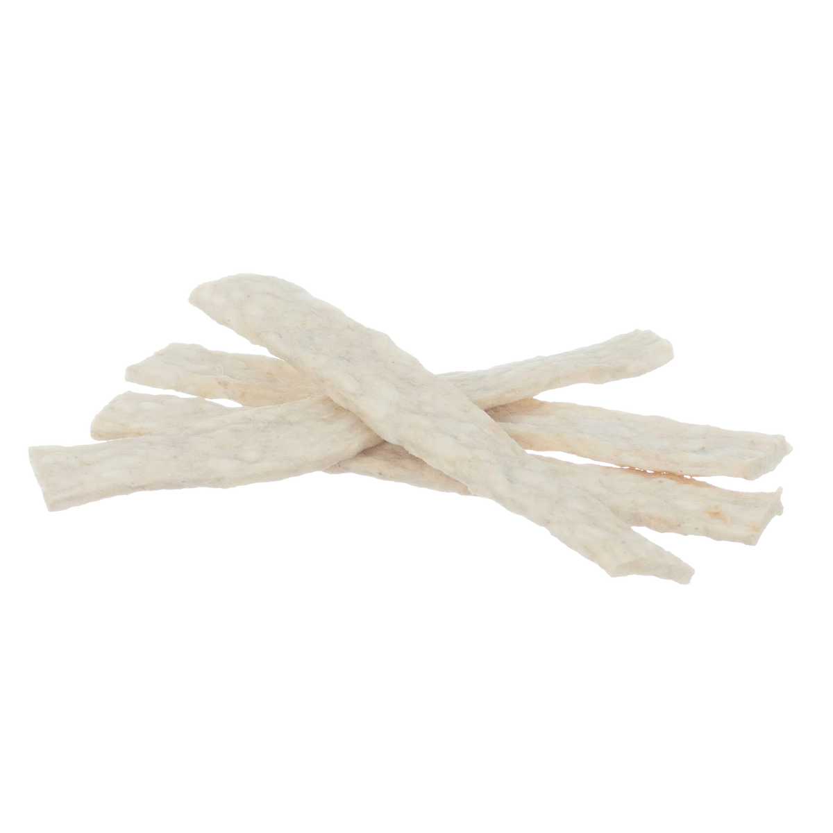 C.E.T.® Enzymatic Oral Hygiene Chews for Dogs,"Light tan chew strips stacked in a pile"