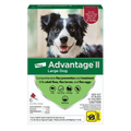 Advantage™ II for Dogs,"Front of product box with black and white dog photo"