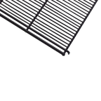 Midwest® Puppy Playpen,"Black wire floor grid panel corner detail"
