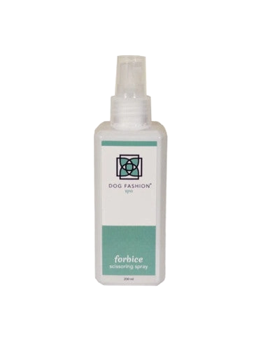 Forbice Scissoring Spray,"White spray bottle with clear cap and green label"