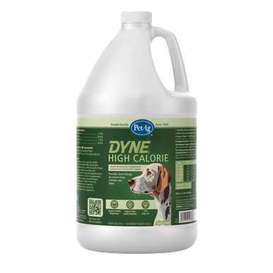 Dyne® Supplement for Dogs and Puppies,"Large plastic jug with handle and green label"