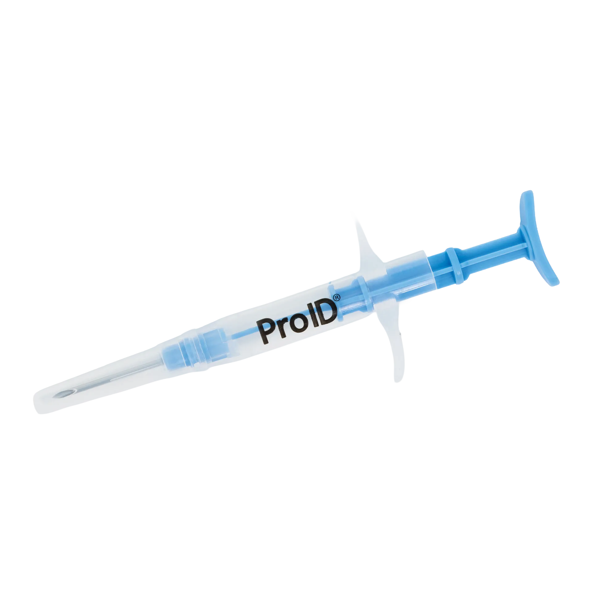 ProID® ISO Microchips,"Blue syringe-style microchip implant injector"