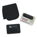 Breeder Alert Halter Foaling Alarm Monitoring System,"Black pouch with two monitoring units"