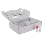 IgG Immunocheck,"Open test kit box with inserts and two small reagent vials"