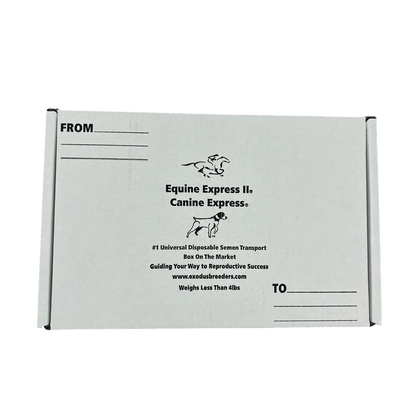 Canine Express Disposable Semen Shipper Special