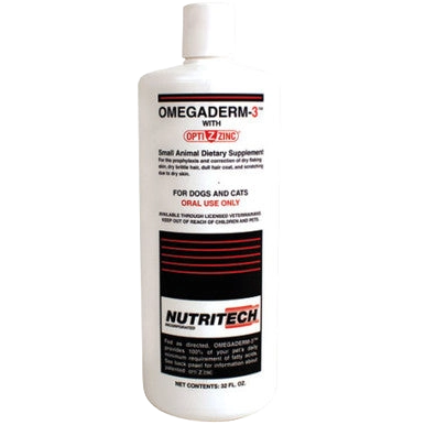 Omegaderm-3™,"White supplement bottle with screw cap and front label"