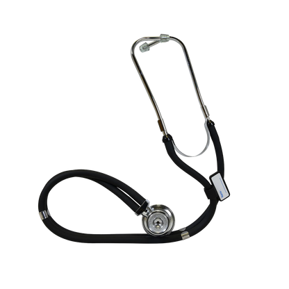 Basic Whelping/Queening Area Bundle,"Black stethoscope with silver chestpiece and angled metal earpieces"