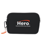 Hero™ Universal Microchip Scanner,"Black zippered carrying case with orange key tag"