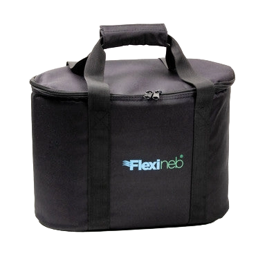 Flexineb® System Storage Case,"Black zippered storage case with double handles"