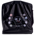 Puppywarmer Cover,"Black protective cover with printed icons on front"